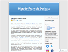Tablet Screenshot of francoisderbaix.com